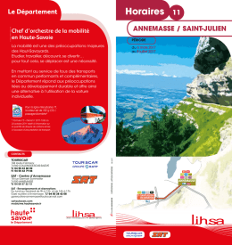 Horaires 11 - Département de la Haute