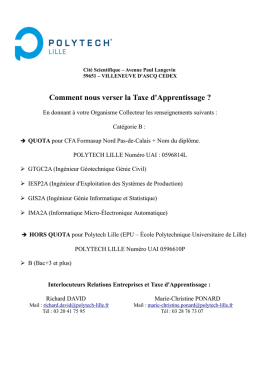 Comment nous verser la Taxe d`Apprentissage