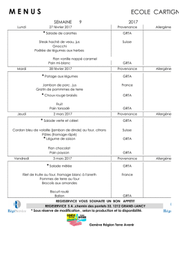 27 février - Midi à Cartigny