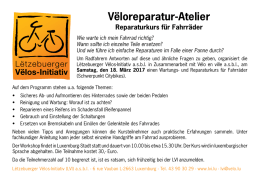 Vëloreparatur-Atelier