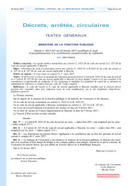 Journal officiel de la R&eacute;publique fran&ccedil;aise - N&deg; 49 du - ufetam-cfdt