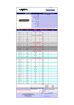 bon de commande pneus 2017