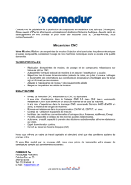 Annonce - Swatch Group