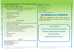 Nos missions - Cabinet KGroup