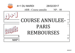Résultat PMU du 28 Février 2017