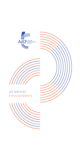 les services à nos adhérents