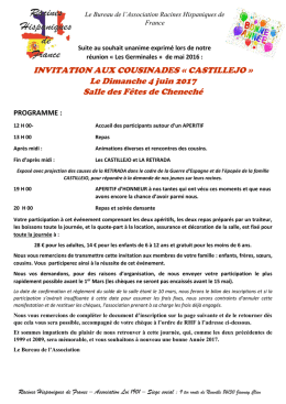 Pour télécharger le bulletin d`inscription cliquez ici ou sur l`invitation