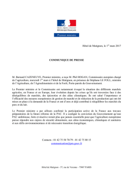 Entretien avec Phil HOGAN, Commissaire