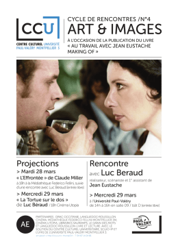 Rencontre avec Luc Beraud Projections