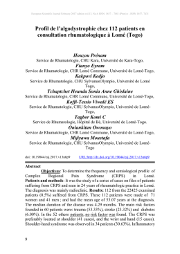 Togo - European Scientific Journal