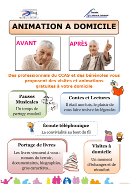 animation a domicile