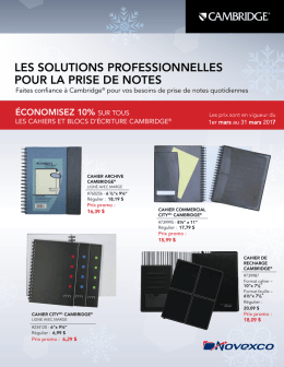 les solutions professionnelles pour la prise de notes