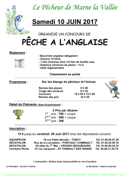 10 Juin 2017 Concours Anglaise &agrave; TORCY ici