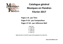 Catalogue - Musiques-en