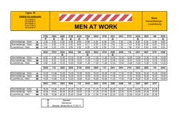 Horaires des bus