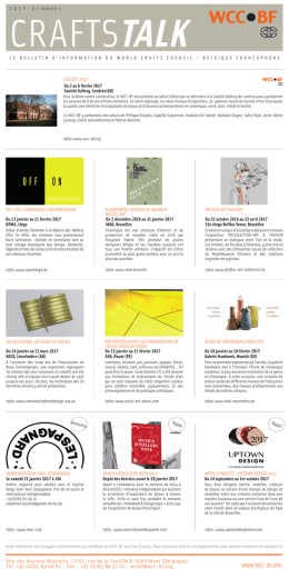 Craftstalk Janvier - WCC-BF