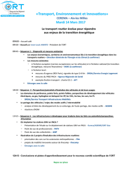 Transport, Environnement et Innovations