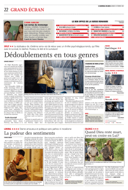 Split/ Loving/ Silence- édition du 25 février 2017