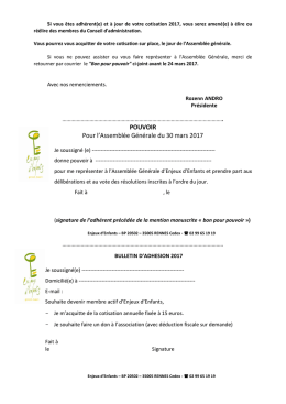 ASSOCIATION RELAIS ENFANTS