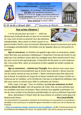 FP n-21bis du 26 fevrier au 5 mars 2017 Entree en careme-ja