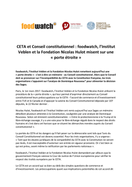 porte &eacute;troit - Fondation Nicolas Hulot