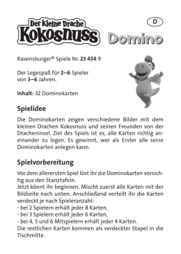 Spielidee Spielvorbereitung