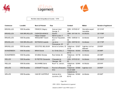 Nombre total d`enqu&ecirc;teurs trouv&eacute;s : 1065 Commune Localit&eacute; Nom