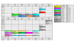 l`horaire des pratiques