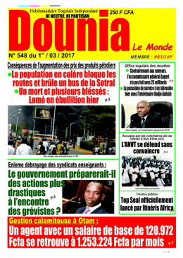 Dounia N°548 - Republic of Togo