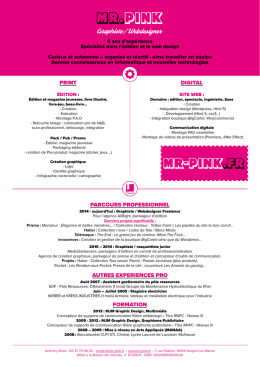 T&eacute;l&eacute;charger mon CV
