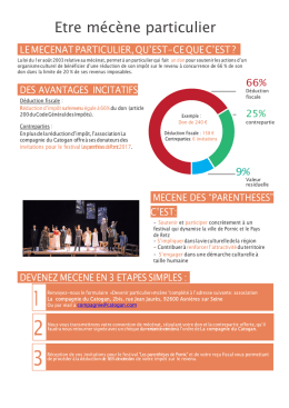 Devenir Mécène Particulier