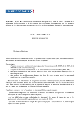 2016 DRH - DDCT 96 &ndash; Modalit&eacute;s de r&eacute;mun&eacute;ration des