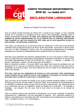 Version imprimable CGT_D&eacute;claration liminaire CTSPIP60_01 03 17