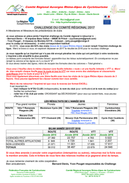 lettre 2017 pour challenge Auvergne- Rhône-Alpes