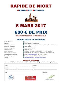 Niort - Echiquier Poitevin