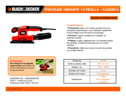 ponceuse vibrante 1/3 feuille – ka320eka