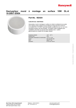 Batterie 12 Vcc/capacité de 1.2 Ah pour ECS 80