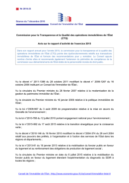 Avis n°2016-23 - Portail de l`économie et des finances