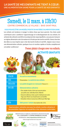 cliquez-ici - Coop&eacute;rative de solidarit&eacute; de sant&eacute; de la MRC de