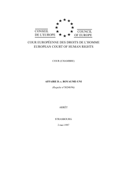 D. c. Royaume Uni - GDR-ELSJ