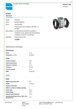 ECO910 Thermostat
