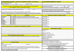 fiche sanitaire et de renseignements - Saint-Symphorien