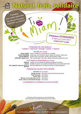 mois prochain (Mars) - Ti-Miam