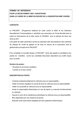 TDR Chauffeurs - Intercontact Services