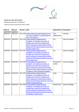 Mars 2017 - Préfecture maritime de la Méditerranée