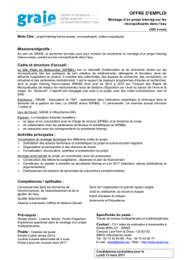 OFFRE D`EMPLOI