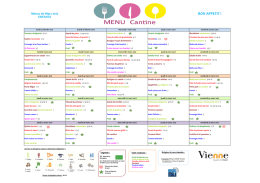 Menus mars 2017