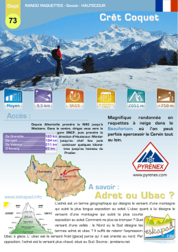 Téléchargez le topo rando