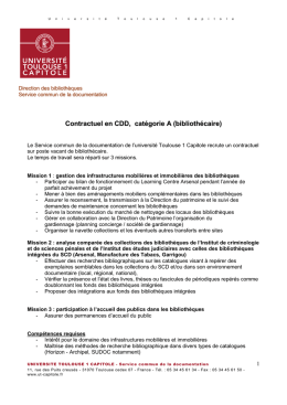 la fiche de poste [PDF - 113 Ko ]