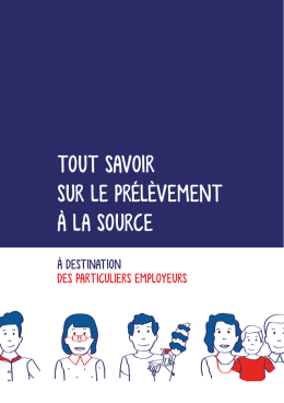 Tout savoir sur le prélèvement à la source